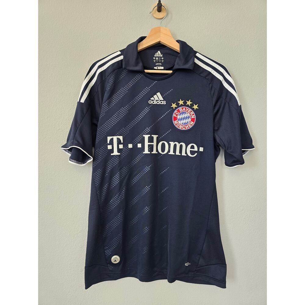 Vintage Y2K FC Bayern Munich Jersey Adidas T-Home ClimaCool 2007 Men's Size S